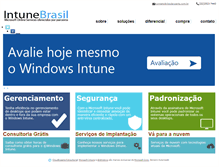 Tablet Screenshot of intunebrasil.com.br